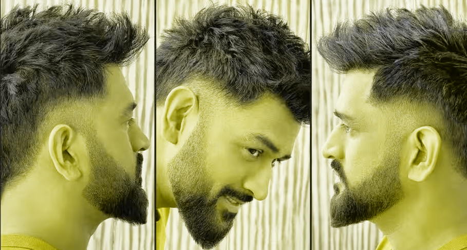 Dhoni's New Haircut